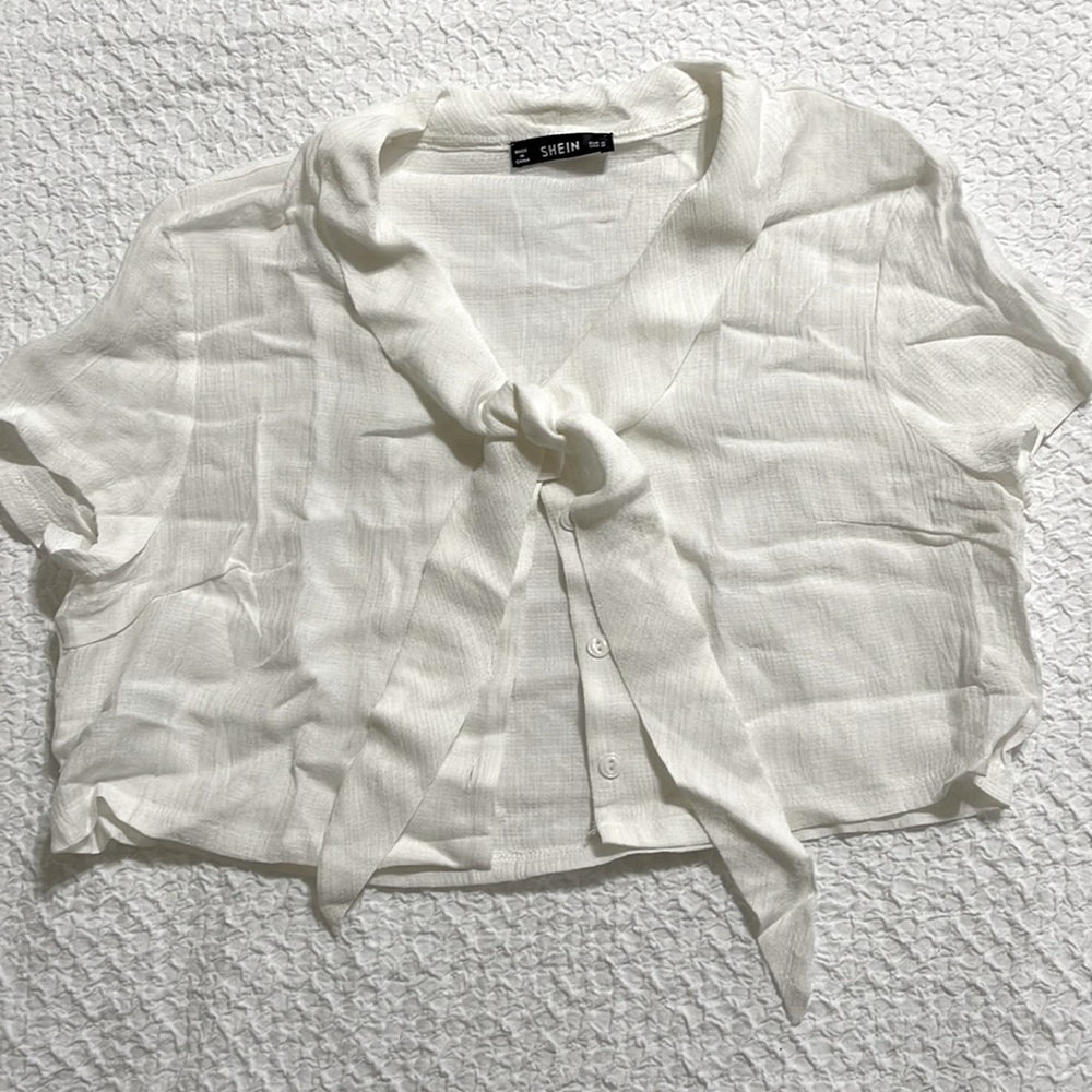 SHEIN crop blouse